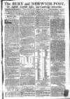 Bury and Norwich Post Wednesday 18 February 1789 Page 1