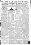 Bury and Norwich Post Wednesday 18 March 1789 Page 1