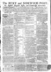 Bury and Norwich Post Wednesday 13 May 1789 Page 1