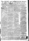 Bury and Norwich Post Wednesday 10 June 1789 Page 1