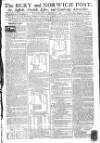 Bury and Norwich Post Wednesday 21 October 1789 Page 1