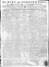 Bury and Norwich Post Wednesday 18 September 1793 Page 1