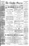 Cheshire Observer Saturday 18 January 1890 Page 1