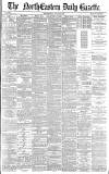 Daily Gazette for Middlesbrough Wednesday 29 July 1885 Page 1