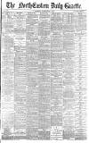 Daily Gazette for Middlesbrough Tuesday 01 September 1885 Page 1