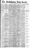 Daily Gazette for Middlesbrough Monday 13 December 1886 Page 1