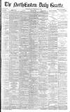Daily Gazette for Middlesbrough Wednesday 09 February 1887 Page 1