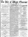 Isle of Wight Observer Saturday 16 January 1875 Page 1