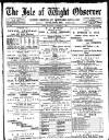 Isle of Wight Observer Saturday 02 February 1889 Page 1