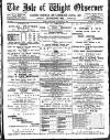 Isle of Wight Observer Saturday 09 February 1889 Page 1