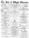 Isle of Wight Observer Saturday 01 November 1890 Page 1
