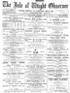 Isle of Wight Observer Saturday 20 December 1890 Page 1