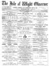 Isle of Wight Observer Saturday 27 December 1890 Page 1