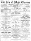 Isle of Wight Observer Saturday 07 March 1891 Page 1