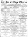 Isle of Wight Observer Saturday 14 March 1891 Page 1