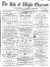 Isle of Wight Observer Saturday 10 March 1894 Page 1