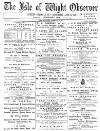 Isle of Wight Observer Saturday 02 February 1895 Page 1