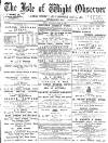 Isle of Wight Observer Saturday 29 June 1895 Page 1