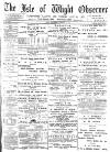 Isle of Wight Observer Saturday 14 October 1899 Page 1