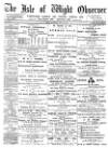 Isle of Wight Observer Saturday 28 July 1900 Page 1
