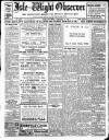 Isle of Wight Observer Saturday 19 February 1921 Page 1