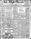 Isle of Wight Observer Saturday 17 September 1921 Page 1