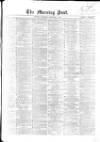 Morning Post Thursday 08 December 1864 Page 1