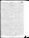 Royal Cornwall Gazette Saturday 03 November 1804 Page 1