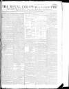 Royal Cornwall Gazette Saturday 18 May 1805 Page 1