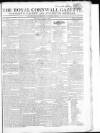Royal Cornwall Gazette Saturday 02 August 1806 Page 1