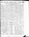 Royal Cornwall Gazette Saturday 28 October 1809 Page 1