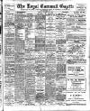 Royal Cornwall Gazette Thursday 22 October 1908 Page 1