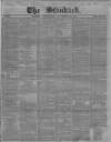 London Evening Standard Wednesday 10 November 1858 Page 1