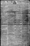 Bath Chronicle and Weekly Gazette Thursday 13 April 1786 Page 1