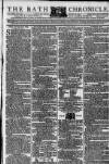 Bath Chronicle and Weekly Gazette Thursday 27 January 1791 Page 1
