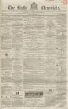 Bath Chronicle and Weekly Gazette Thursday 04 September 1856 Page 1
