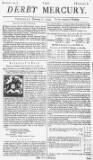 Derby Mercury Tue 06 Jan 1736 Page 1