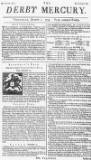 Derby Mercury Thu 01 Dec 1737 Page 1