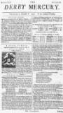 Derby Mercury Thu 08 Dec 1737 Page 1