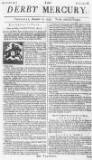 Derby Mercury Fri 16 Dec 1737 Page 1