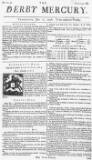 Derby Mercury Wed 11 Jan 1738 Page 1