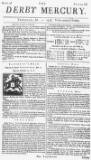 Derby Mercury Wed 01 Feb 1738 Page 1