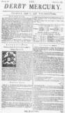 Derby Mercury Thu 17 Aug 1738 Page 1