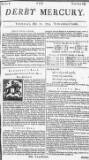 Derby Mercury Thu 10 May 1739 Page 1