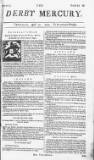 Derby Mercury Thu 17 Apr 1740 Page 1