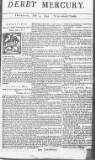 Derby Mercury Thu 24 Jul 1740 Page 1