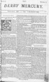 Derby Mercury Thu 02 Apr 1741 Page 1