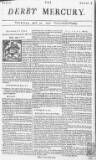 Derby Mercury Thu 30 Apr 1741 Page 1