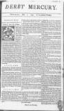 Derby Mercury Thu 02 Jul 1741 Page 1