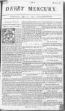 Derby Mercury Thu 03 Sep 1741 Page 1